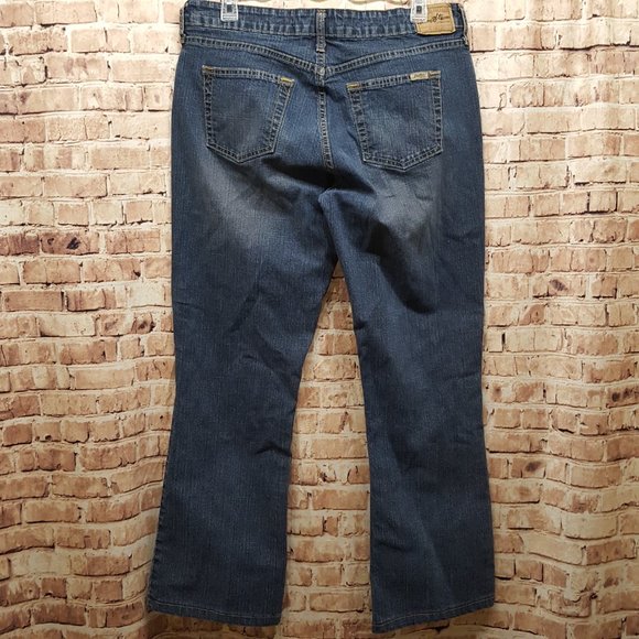 Levi's Signature Stretch Low Rise Boot Cut Size 12 Med - Picture 6 of 13